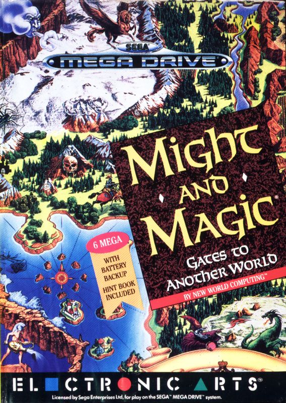 Another World box art for Sega Mega Drive